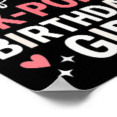 Mom Of The K P Birthday Girl Korean P Lovers Girls Poster (Hoek)