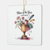 Mom Of The Year (Just Kidding) Keramisch Ornament (Links)