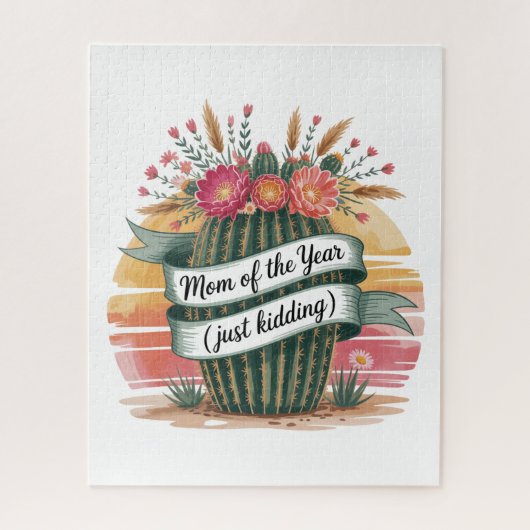 Mom Of The Year (Just Kidding) Legpuzzel (Verticaal)