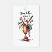 Mom Of The Year (Just Kidding) Metalen Ornament (Voorkant links)