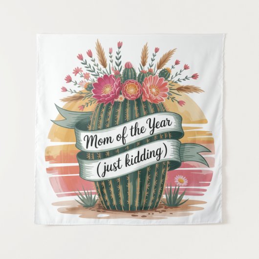 Mom Of The Year (Just Kidding) Wandkleed (Voorkant)