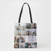 Mom of the Year Patchwork Photo Design Tote Bag (Voorkant)