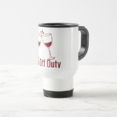 Mom Off Duty Mug Reisbeker (Voorkant rechts)