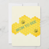 MOM OM DE INVITATIE VAN HET BABY SHOWER VAN DE KUS KAART (Achterkant)