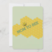 MOM OM DE INVITATIE VAN HET BABY SHOWER VAN DE KUS KAART (Achterkant)