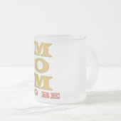 MOM om T-shirts en cadeautjes te worden Matglas Koffiemok (Voorkant rechts)