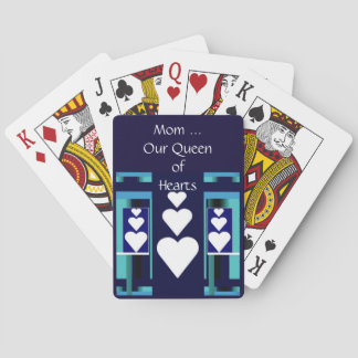 MOM, onze koningin van het hart die kaarten speelt