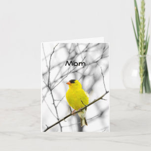 "MOM" OP UW BIRTHDAY TWEEHAPPY BIRTHDAY KAART