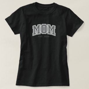 MOM OPR. 2026 Vintage Varsity Typografie Vader' T-shirt