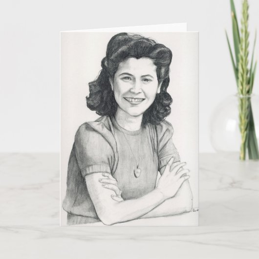 Mom Original Art Wenskaart Kaart (Voorkant)