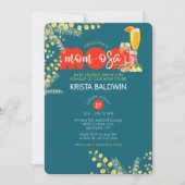 Mom-osa Baby shower brunch uitnodiging (Voorkant)