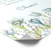 Mom-osa Bar Baby shower Poster (Hoek)