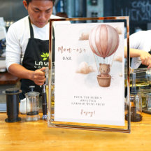 Mom-osa Beer op Balloon Baby shower