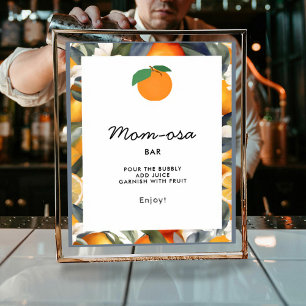 Mom-osa Een Kleine Cutie is op de Weg Baby shower Poster