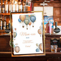 Mom-osa Hete Luchtballonnen Pastel Boy Baby shower