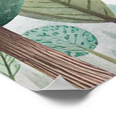 Mom-osa Once Upon a Time Green Castle Baby shower Poster (Hoek)