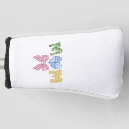 Mom Patchwork Mother's Day Gift Custom Golfheadcover (Voorkant)