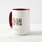 Mom Personalized Name  Mug Mok (Voorkant links)