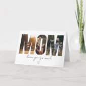 MOM Photo Collage Card – Custom Message Bedankkaart (Voorkant)