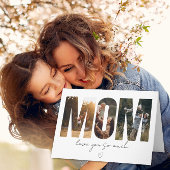 MOM Photo Collage Card – Custom Message Bedankkaart