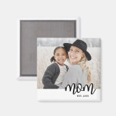 Mom Photo Gift Magneet (Voorkant / Achterkant)