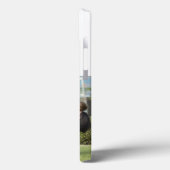 Mom Photo gray text iPhone Case (Achterkant / Links)