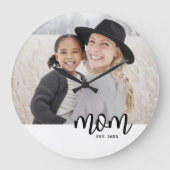 Mom Photo Grote Klok (Voorkant)