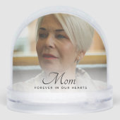 Mom Photo Memorial Sneeuwbol (Achterkant)