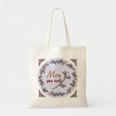 Mom Pink Rosebud custom Tote Bag (Voorkant)