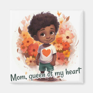 Mom, queen of my heart magneet