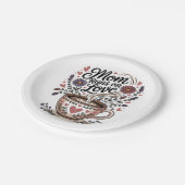 Mom Runs On Love Papieren Bordje (Gekanteld)