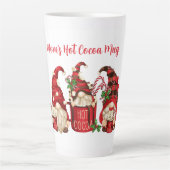 Mom’s Hot Cocoa Mug – Christmas Gnomes  Latte Mok (Voorkant)