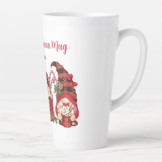Mom’s Hot Cocoa Mug – Christmas Gnomes  Latte Mok (Rechts)