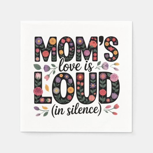 Mom’s Love Is Loud (In Silence) Servet (Voorkant)
