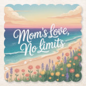 Mom’s Love, No Limits Kartonnen Onderzetters (Voorkant)