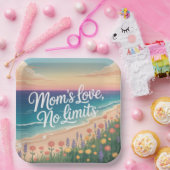 Mom’s Love, No Limits Papieren Bordje (Feest)