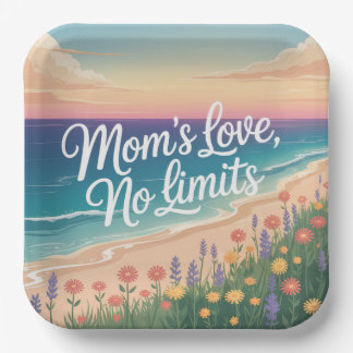 Mom’s Love, No Limits Papieren Bordje