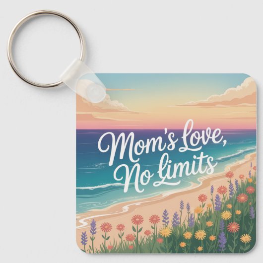 Mom’s Love, No Limits Sleutelhanger (Voorkant)