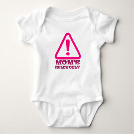Mom’s Rules Only – Sassy New Mom Baby Apparel Romper