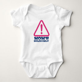 Mom’s Rules Only – Sassy New Mom Baby Apparel Romper