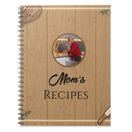 Mom’s Rustic Kitchen Recipe Layout Editable Notitieboek