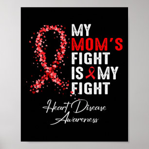 Mom &#'s; s Fight Is My Fight Heart Disease Awaren Poster