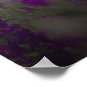 Mom Script Hart gepersonaliseerd Poster (Hoek)