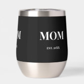 MOM Script opgericht 20XX Vet witte tekst Zwart (Achterkant)