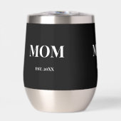 MOM Script opgericht 20XX Vet witte tekst Zwart (Voorkant)