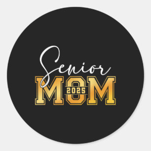 Mom Senior 2025 Trotse moeder van een CL van 2025 Ronde Sticker