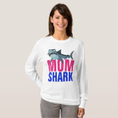 MOM SHARK FUNNY T-SHIRTS (Voorkant volledig)