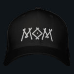 Mom Simple Cool Moderne Typografie Custom Geborduurde Pet<br><div class="desc">Mom Simple Cool Modern Typography Custom Embroidered Baseball Pet is voorzien van de eenvoudige moderne geborduurde tekst "Mom". Perfect als cadeau voor mama voor Moederdag,  Kerstmis,  verjaardag en meer. Creëer door Evco Studio www.zazzle.com/store/evcostudio</div>