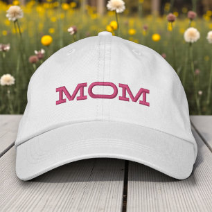 Mom Simple Cool Moderne Typografie Custom Geborduurde Pet