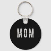Mom Since 20xx Modern Simple Preppy Sleutelhanger (Voorkant)